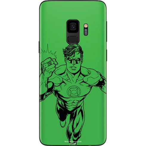 DC Comics Green Lantern Comic Pop Galaxy S9 Skin